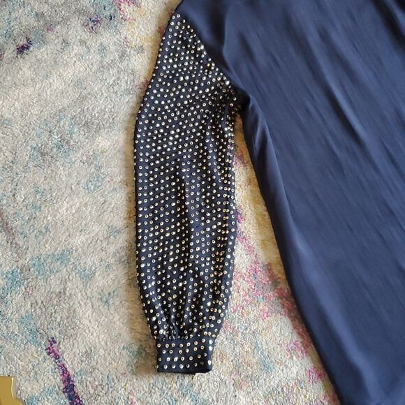 French Connection 100% Silk Long Sleeve Dress Size 4 - Picture 8 of 16